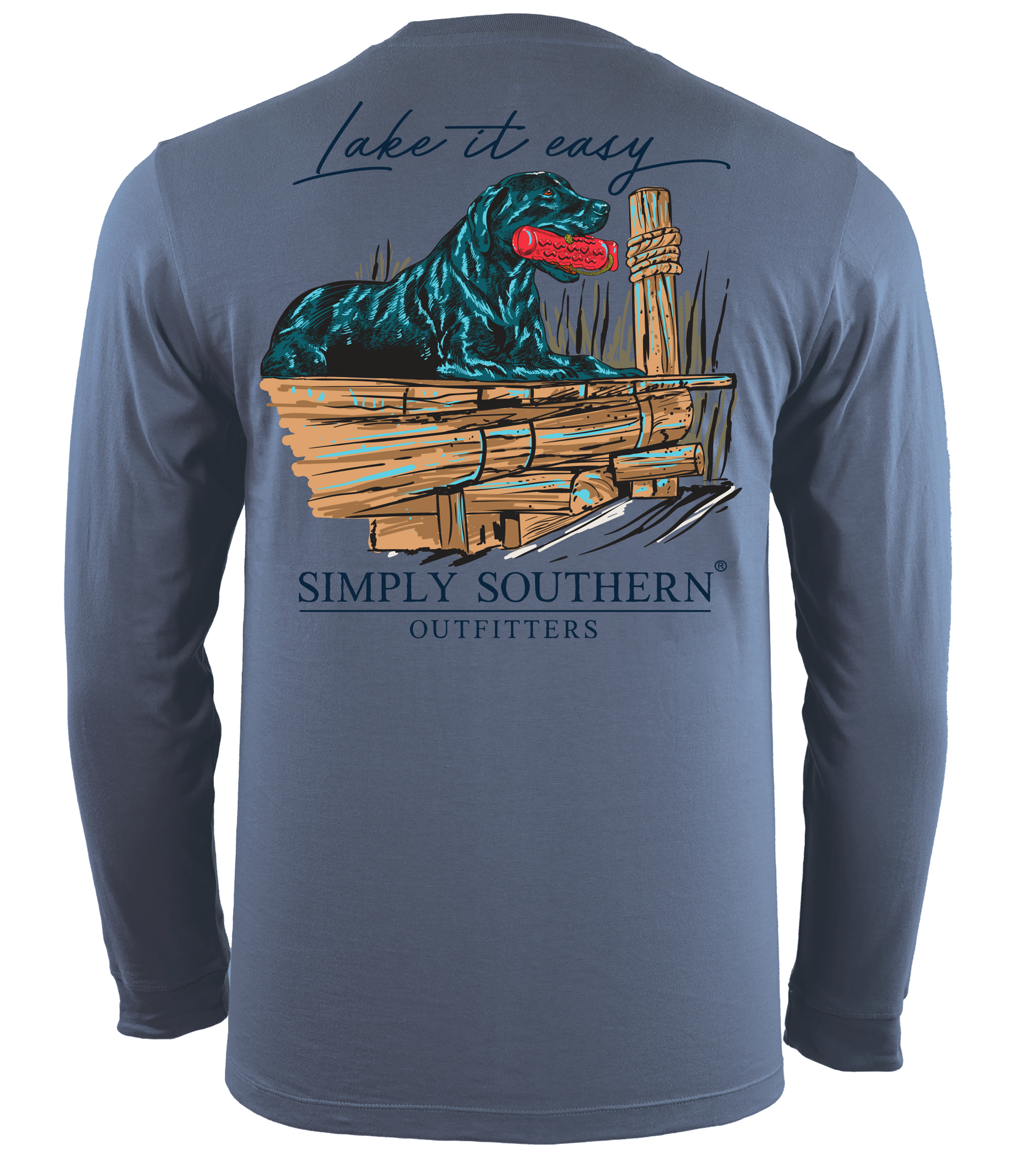 SALE Simply Southern Lake Dog - Adult & Kids T-Shirts, Sweatshirts & Hoodies apparel design preview 1