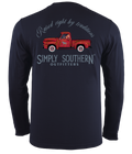 Simply Southern Raised Right Truck - Adult & Kids T-Shirts, Sweatshirts & Hoodies apparel design preview 1