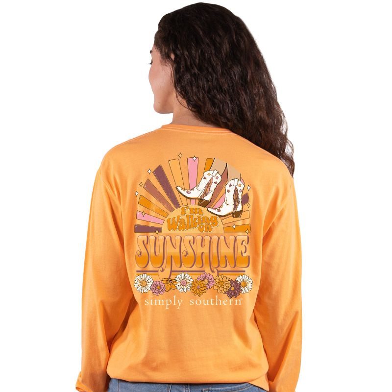 SALE Simply Southern Sunshine Boots - Adult & Kids T-Shirts, Sweatshirts & Hoodies apparel design preview 1