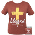 Girlie Girl Originals Lulu Mac Preppy Blessed Beyond - Adult & Kids T-Shirts, Sweatshirts & Hoodies apparel design preview 1