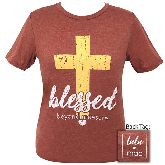 Girlie Girl Originals Lulu Mac Preppy Blessed Beyond - Adult & Kids T-Shirts, Sweatshirts & Hoodies apparel design preview 1