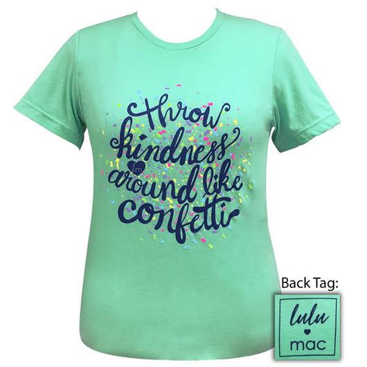Girlie Girl Originals Lulu Mac Preppy Throw Kindness - Adult & Kids T-Shirts, Sweatshirts & Hoodies apparel design preview 1
