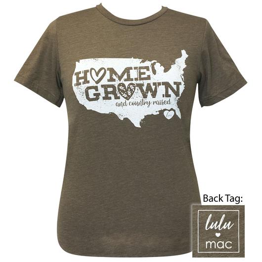 Girlie Girl Originals Lulu Mac Preppy Home Grown - Adult & Kids T-Shirts, Sweatshirts & Hoodies apparel design preview 1