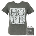 Girlie Girl Originals Lulu Mac Preppy Hope Distressed - Adult & Kids T-Shirts, Sweatshirts & Hoodies apparel design preview 1