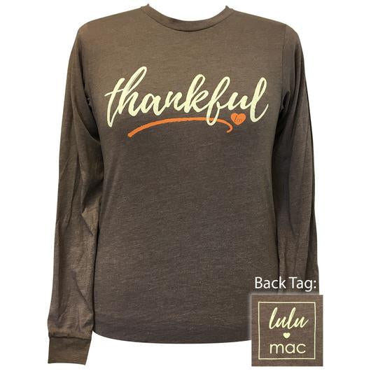 Girlie Girl Originals Lulu Mac Preppy Thankful - Adult & Kids T-Shirts, Sweatshirts & Hoodies apparel design preview 1