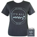Girlie Girl Originals Lulu Mac Preppy It's All Messy - Adult & Kids T-Shirts, Sweatshirts & Hoodies apparel design preview 1
