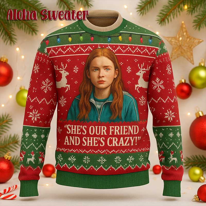 One Tough Kid Eleven Stranger Things Ugly Christmas Sweater product image 5