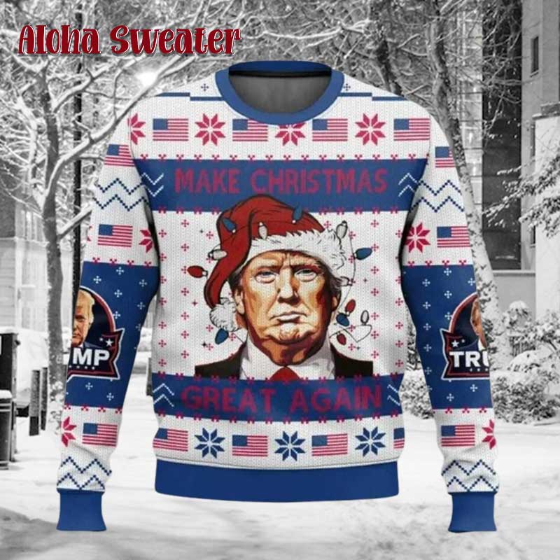 Make America Great Again Trump Ugly Christmas Sweater product image 2