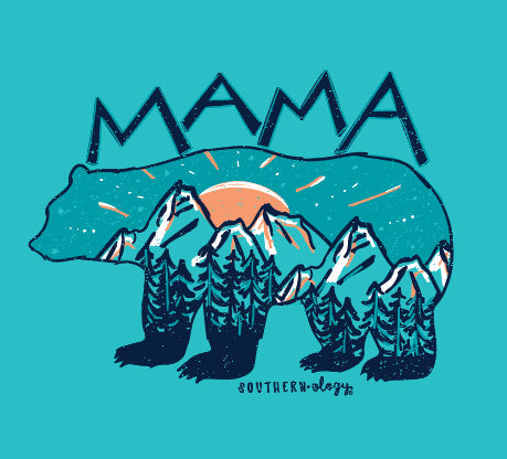 Southernology Statement Collection Mama Bear Mountain - Adult & Kids T-Shirts, Sweatshirts & Hoodies apparel design preview 2