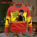 Merry Xmas Again Pulp Fiction Ugly Christmas Sweater product image