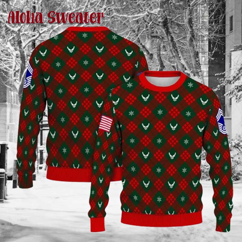 Duck Soldier Us Army Ugly Christmas Sweater product image 2