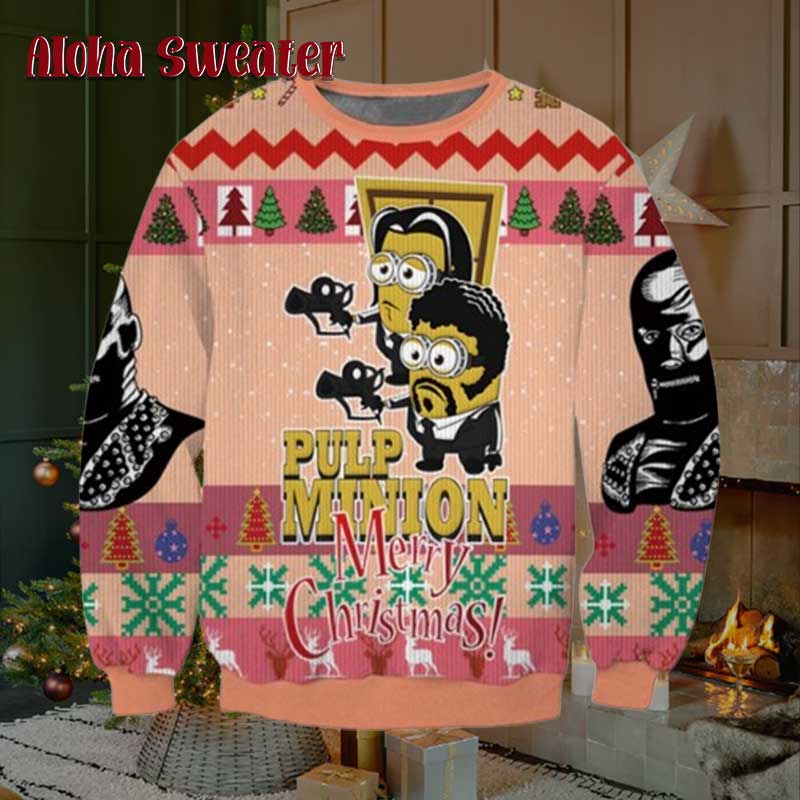 Mother Royale Cheese Pulp Fiction Ugly Christmas Sweater product image 3