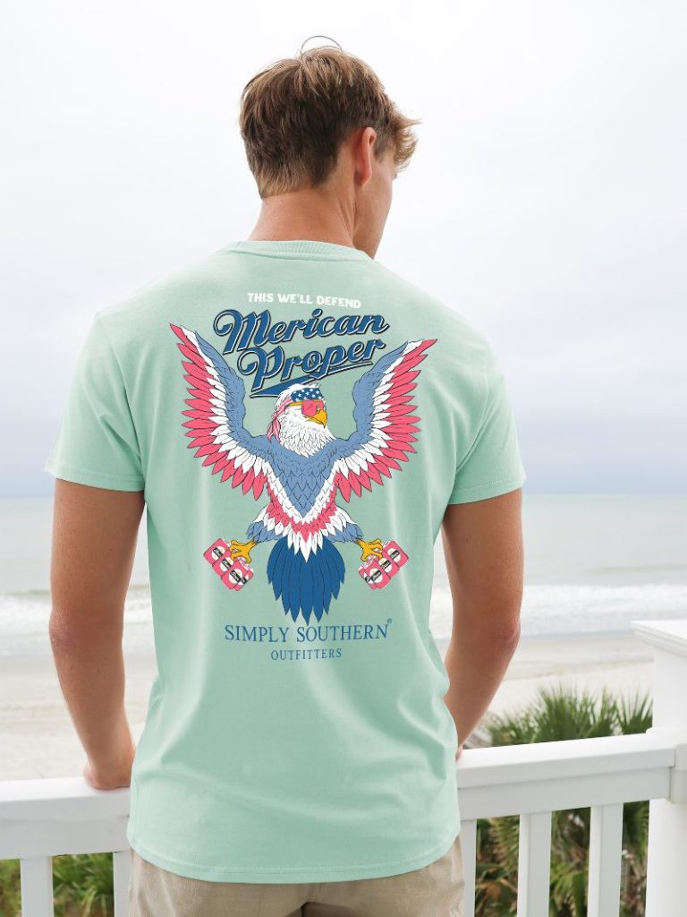 Simply Southern Merican Eagle USA - Adult & Kids T-Shirts, Sweatshirts & Hoodies apparel design preview 1