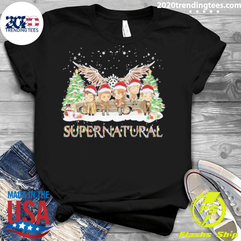Nice santa Supernatural Chibi Merry Christmas 2022 Sweater product image 3