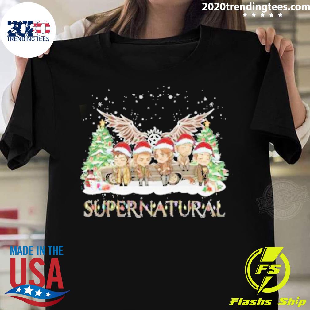 Nice santa Supernatural Chibi Merry Christmas 2022 Sweater product image