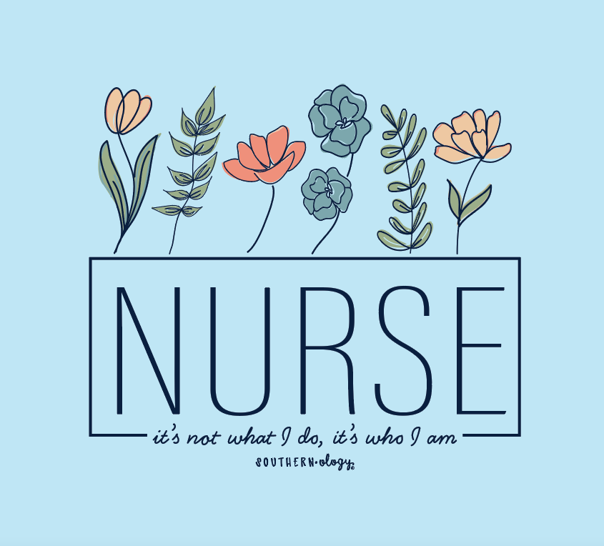 Southernology Nurse is Who I am Statement Canvas - Adult & Kids T-Shirts, Sweatshirts & Hoodies apparel design preview 2