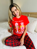Simply Southern Nuts Holiday PJ Pants Set - Adult & Kids T-Shirts, Sweatshirts & Hoodies apparel design preview 1