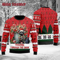 Racoon Funny Trashing Snow Ugly Christmas Sweater product image