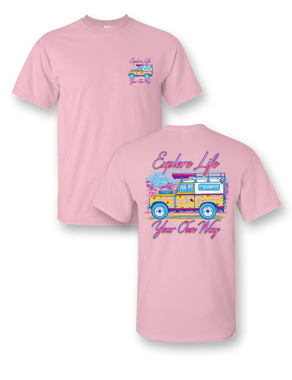 Sassy Frass Comfort Colors Explore Life Your Own Way - Adult & Kids T-Shirts, Sweatshirts & Hoodies apparel design preview 1