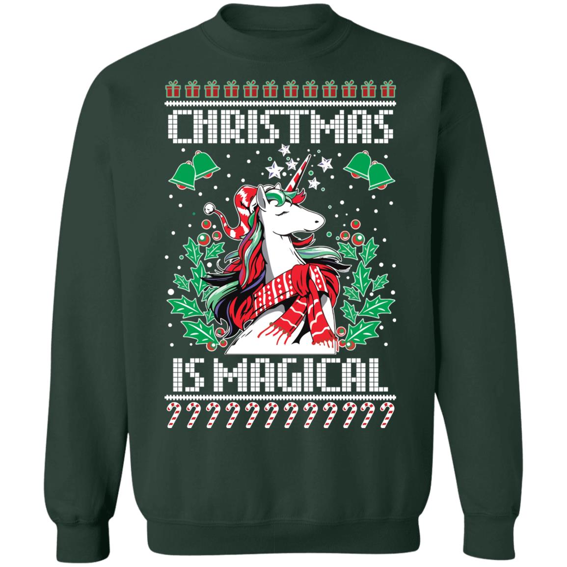 Unicorn Christmas is magical Christmas sweater product image 4