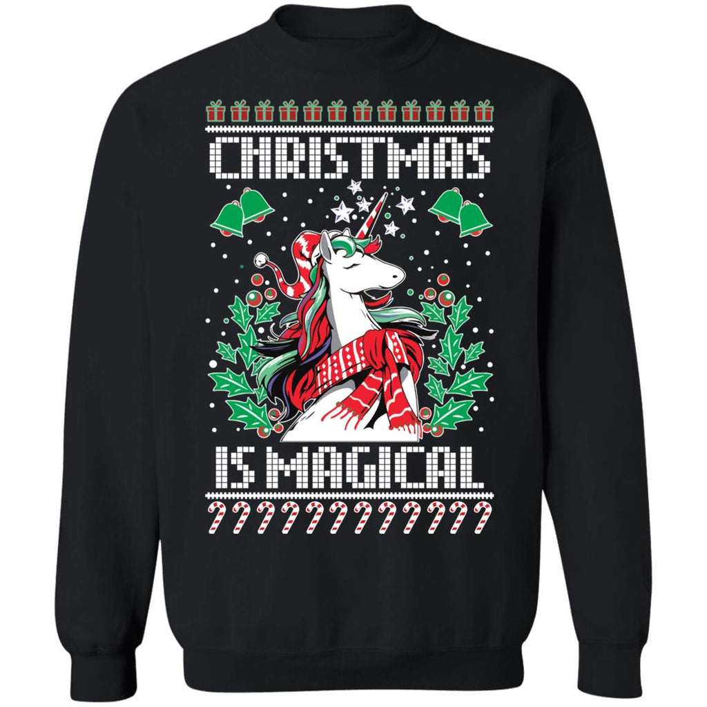 Unicorn Christmas is magical Christmas sweater product image 2