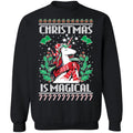 Unicorn Christmas is magical Christmas sweater product image 2