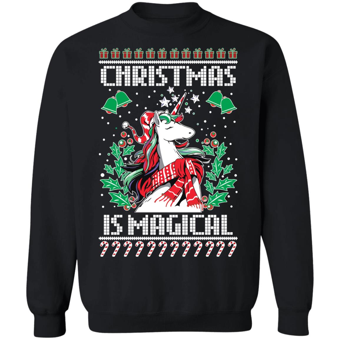 Unicorn Christmas is magical Christmas sweater product image 2