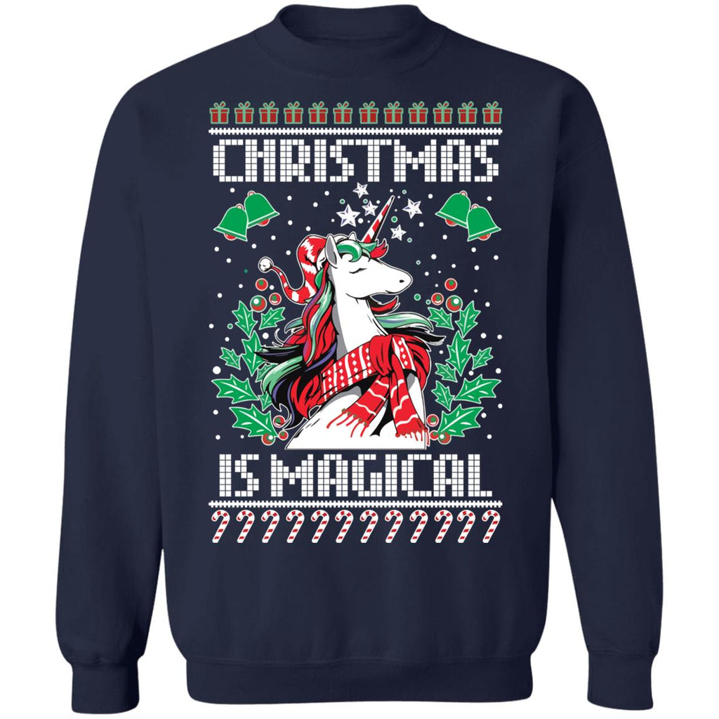 Unicorn Christmas is magical Christmas sweater product image 3