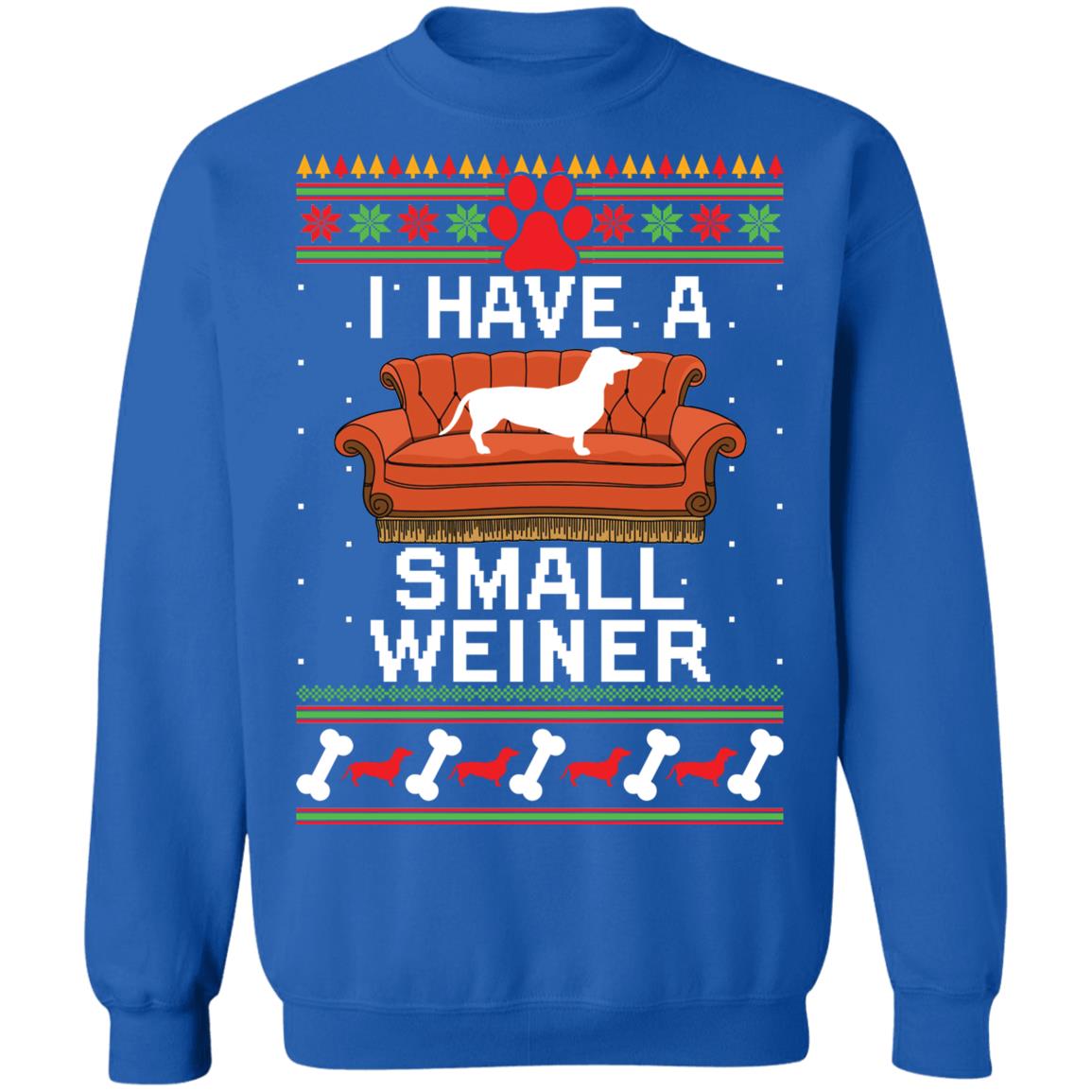 Dachshund i have a small weiner Christmas sweater product image