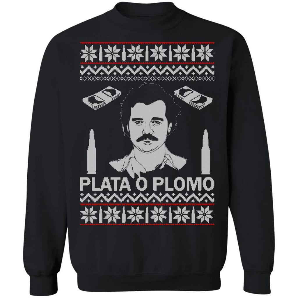 Pablo Escobar narcos plata O Plomo Christmas sweater product image 2