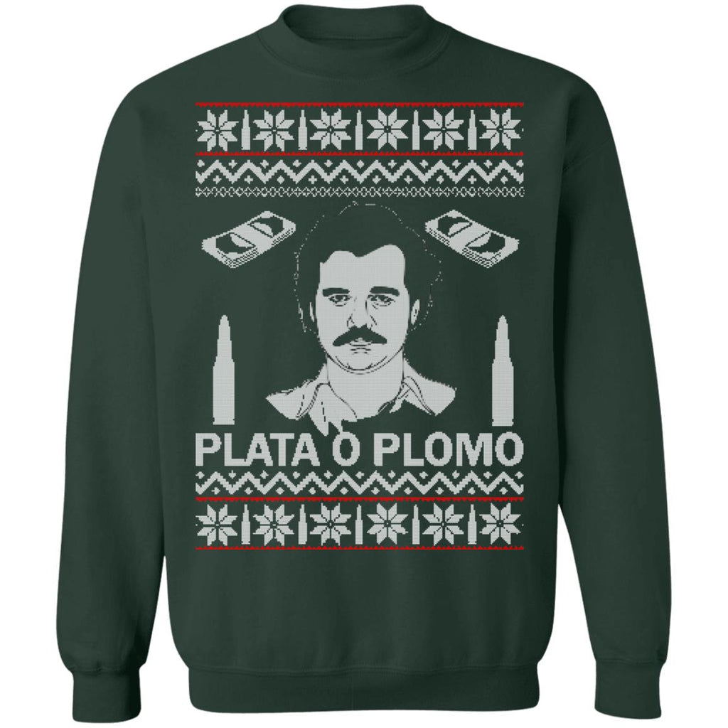 Pablo Escobar narcos plata O Plomo Christmas sweater product image 4