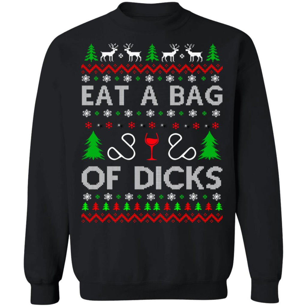 Eat a bag of dicks Christmas sweater product image
