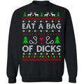 Eat a bag of dicks Christmas sweater product image