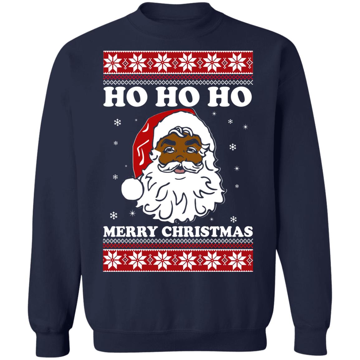 Ho ho ho Santa merry Christmas sweater product image 3
