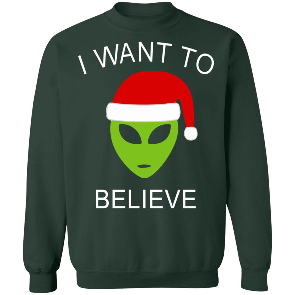 Alien i want to believe Christmas sweater product image 3