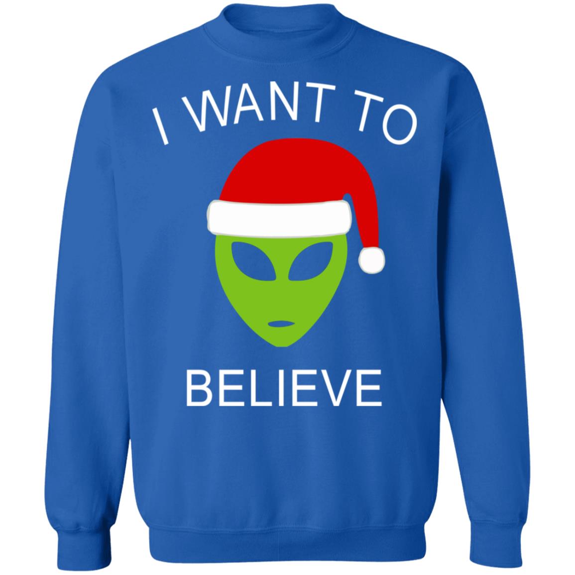 Alien i want to believe Christmas sweater product image 2