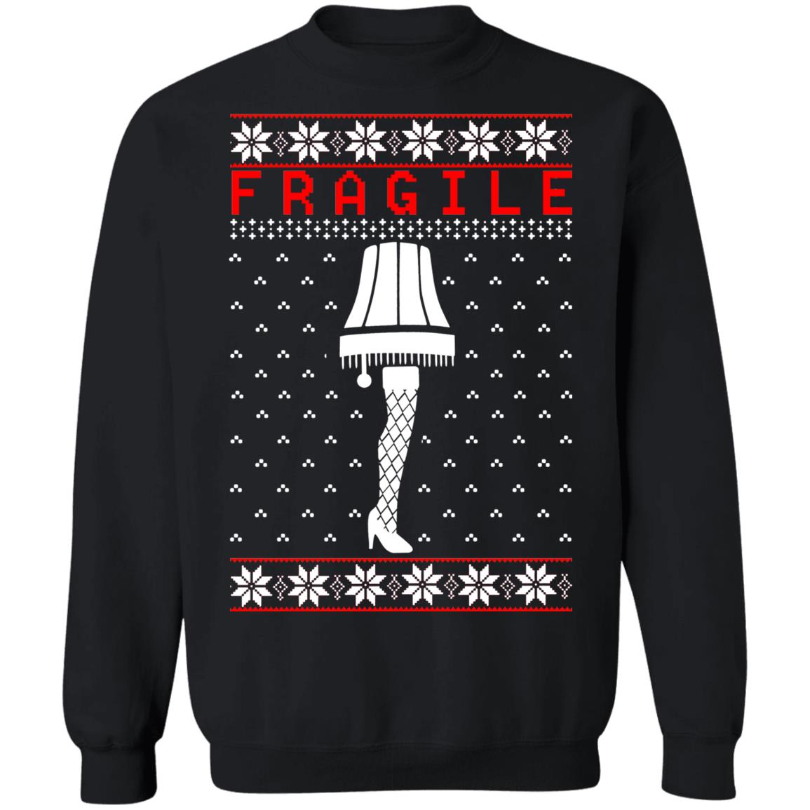 The leg lamp fragile Christmas sweater product image 2