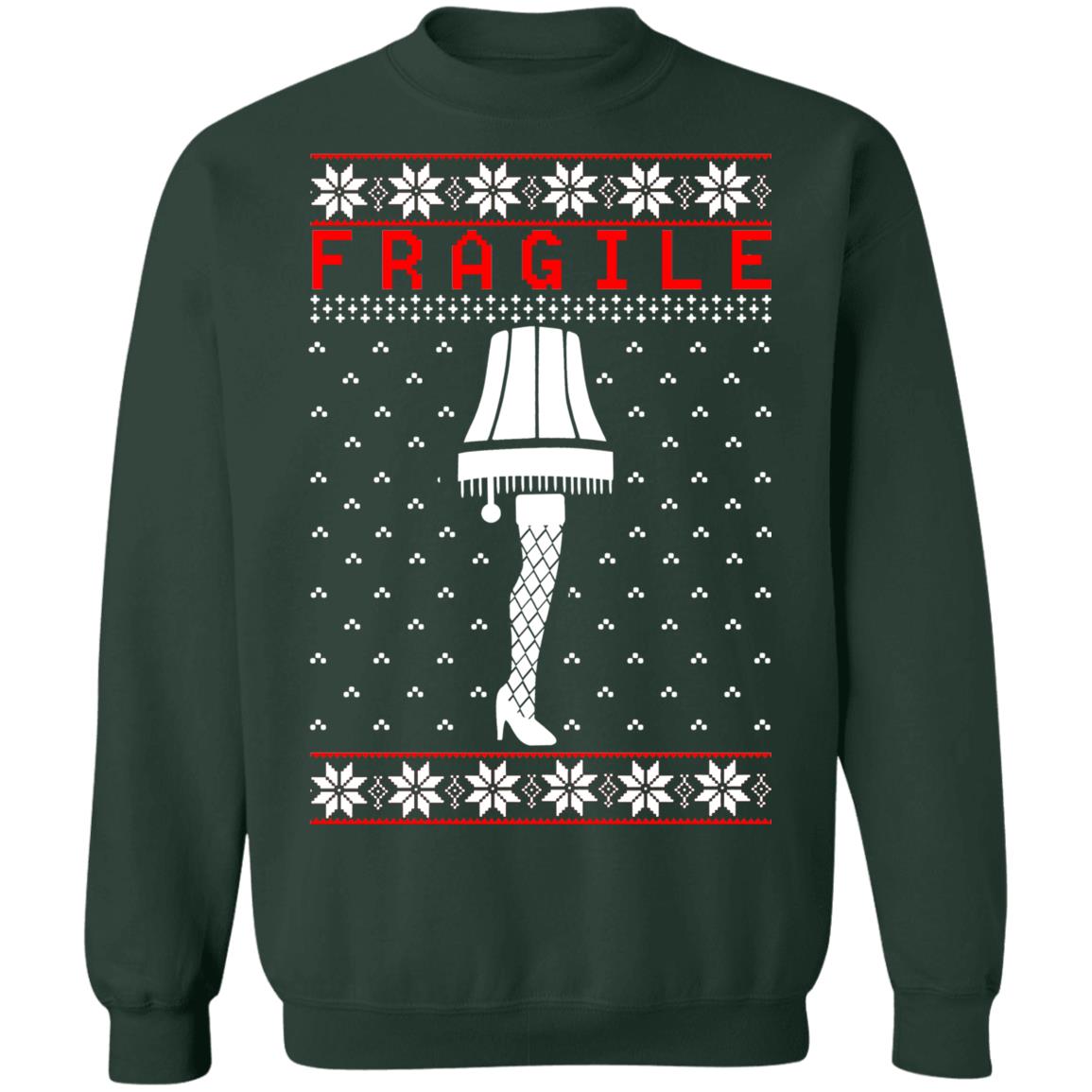 The leg lamp fragile Christmas sweater product image 4