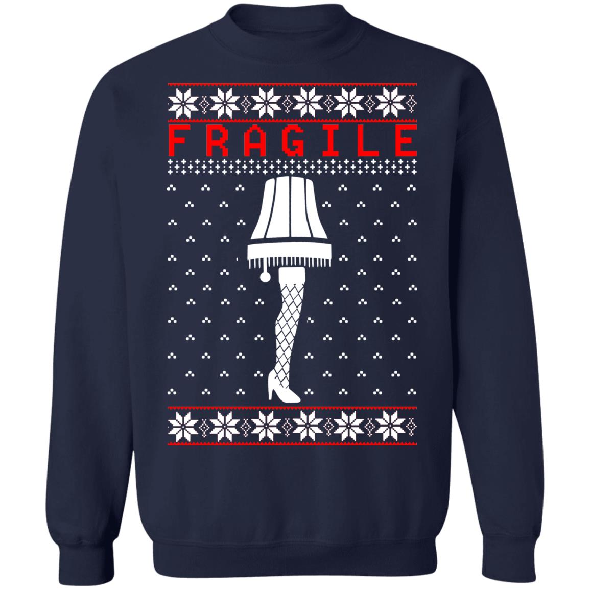 The leg lamp fragile Christmas sweater product image 3