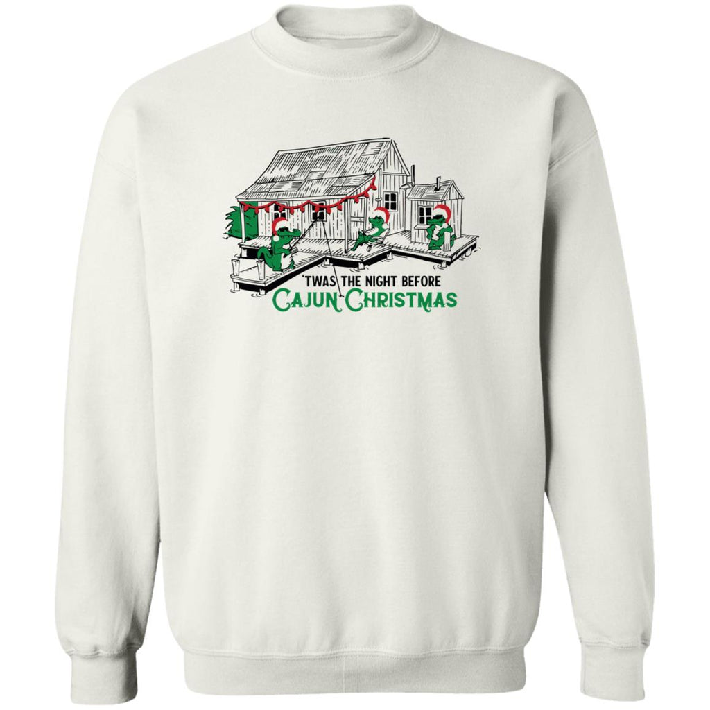 Crocodile twas the night before cajun Christmas sweater product image 3