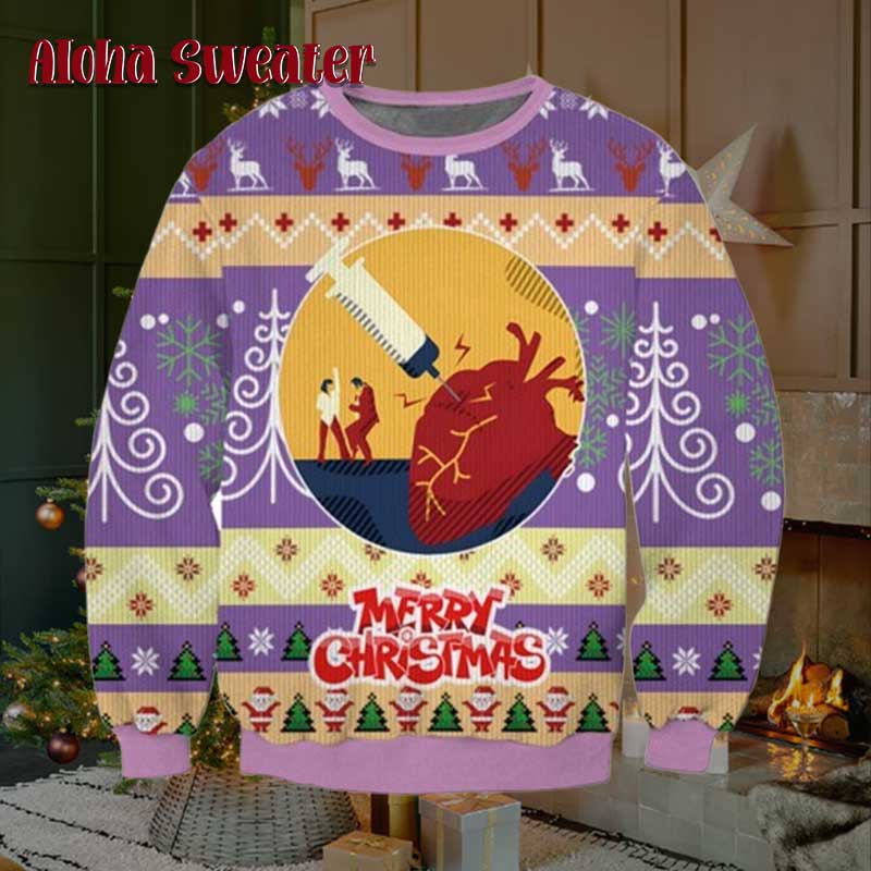 Say What Again John Pulp Fiction Ugly Christmas Sweater product image 3