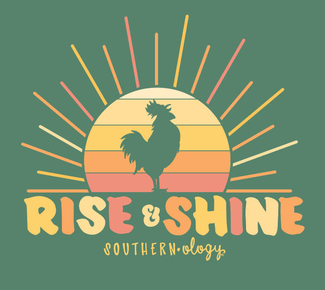 Southernology Rise and Shine Sunrise Comfort Colors - Adult & Kids T-Shirts, Sweatshirts & Hoodies apparel design preview 2