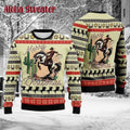 Rodeo Western Cowboy Ugly Christmas Sweater product image