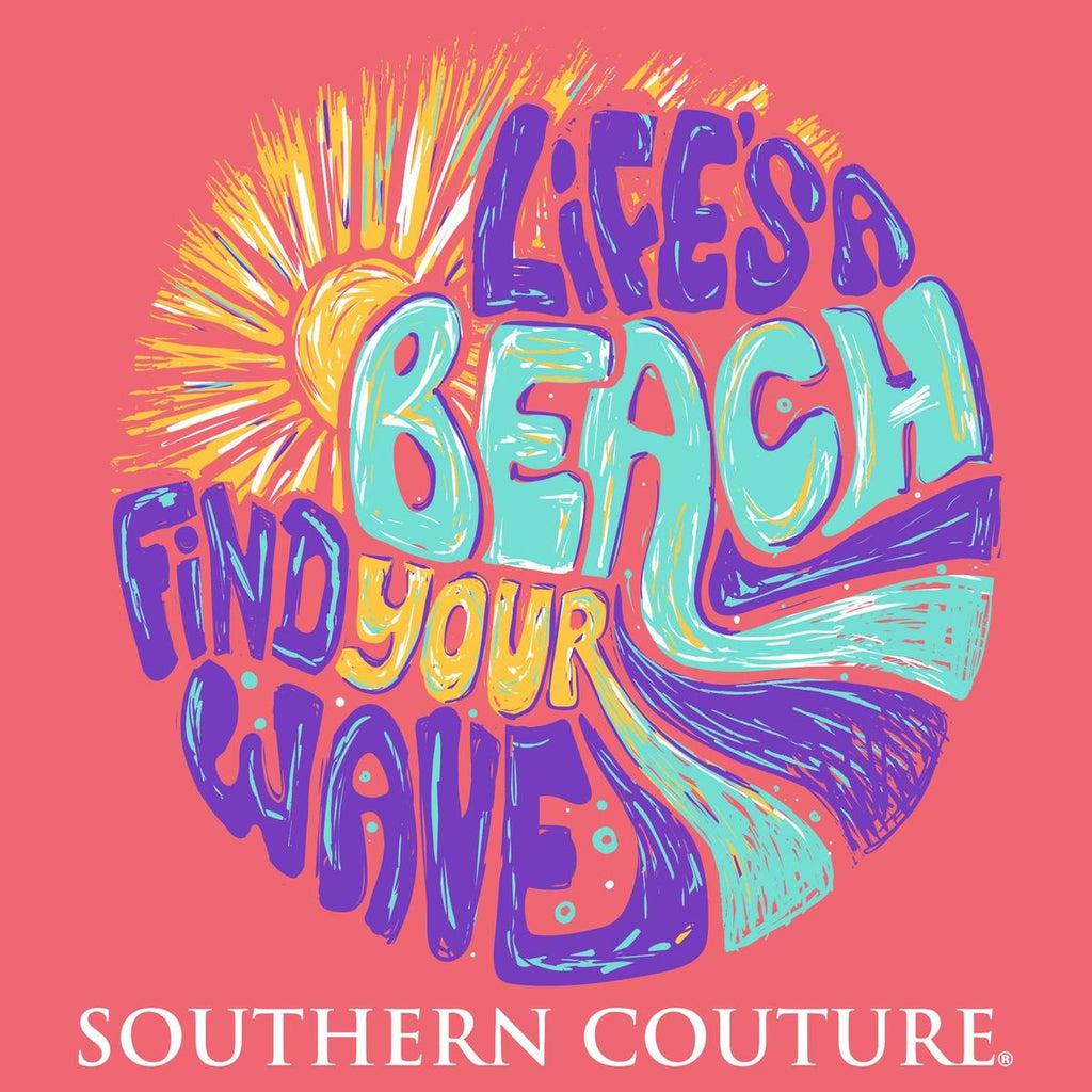 Southern Couture Classic Life's A Beach - Adult & Kids T-Shirts, Sweatshirts & Hoodies apparel design preview 2