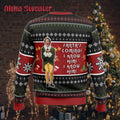 Santa Is Coming Buddy The Elf Ugly Christmas Sweater product image