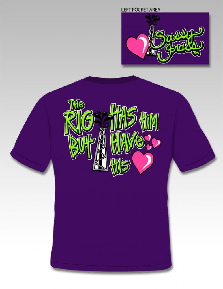 SALE Sassy Frass Funny Oil Field Rig Wife GF Sweet - Adult & Kids T-Shirts, Sweatshirts & Hoodies apparel design preview 1