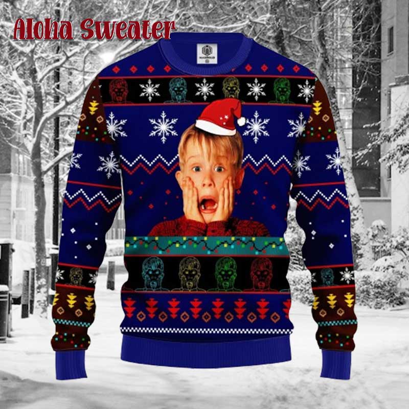 Old Man Marley Home Alone Ugly Christmas Sweater product image 2