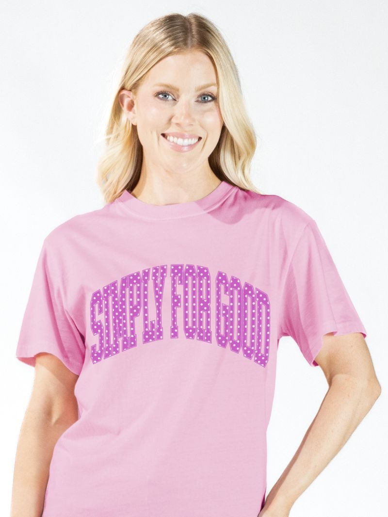 Simply Southern S4G Polka Dot Logo Petal Mineral - Adult & Kids T-Shirts, Sweatshirts & Hoodies apparel design preview 2