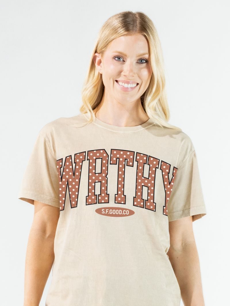 Simply Southern S4G Worthy Mineral Washed - Adult & Kids T-Shirts, Sweatshirts & Hoodies apparel design preview 2