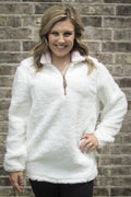 Girlie Girl Preppy C.C White Sherpa Jacket - Adult & Kids T-Shirts, Sweatshirts & Hoodies apparel design preview 1